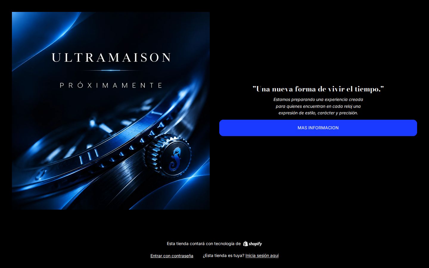 Ultramaison: página de inicio
